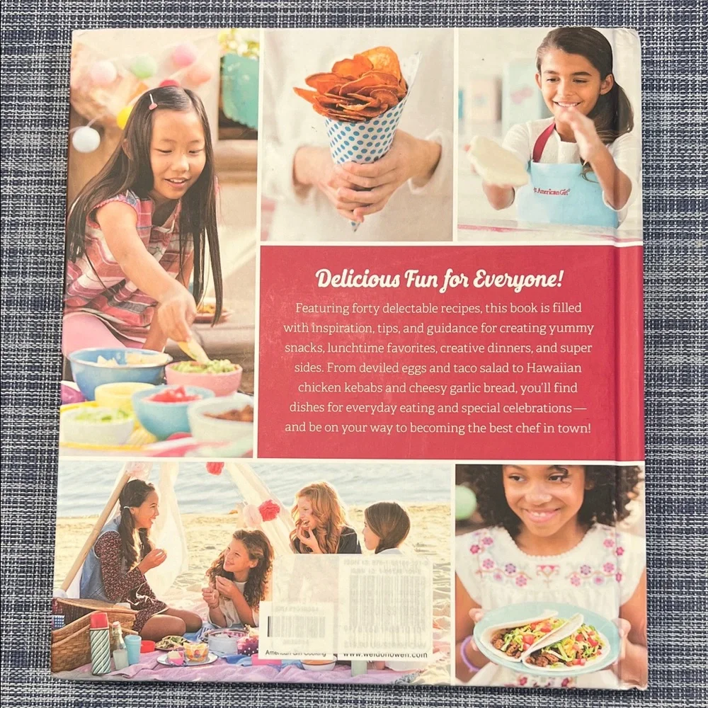 Williams Sonoma American Girl Cooking Book - Blue and White Cover
